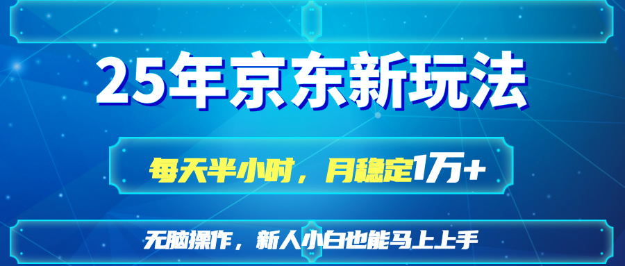 （14309期）25京东新玩法，每天半小时，月稳定1W+-加成