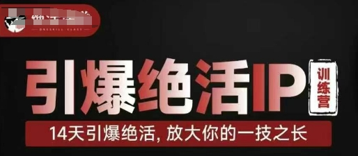 引爆绝活IP训练营，14天引爆绝活，放大你的一技之长-加成