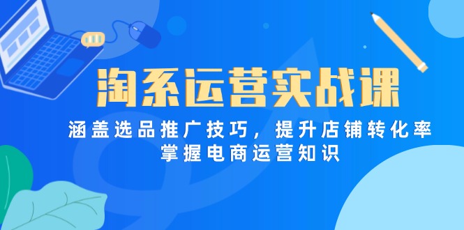 （14427期）淘系运营实战课，涵盖选品推广技巧，提升店铺转化率，掌握电商运营知识-加成