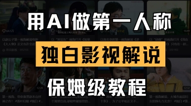 用AI做第一人称独白影视解说，手把手教学，保姆级教程-加成