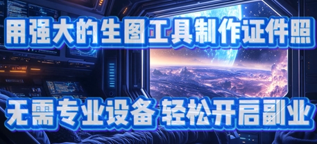 用强大的生图工具制作证件照，无需专业设备，轻松开启副业-加成